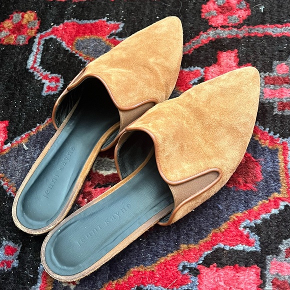 Jenni Kayne Suede Slides- Size 38 1/2- Made in Italy - Picture 10 of 10